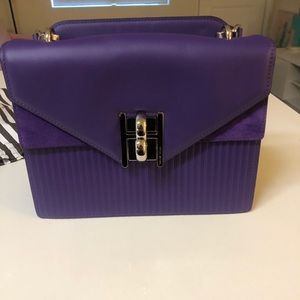 Henri Bendel Purple Crossbody Satchel